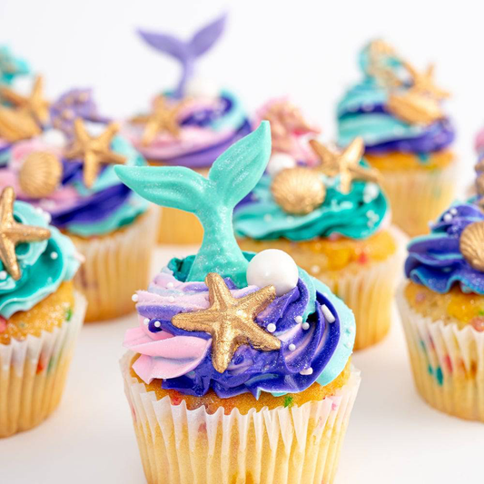 Mermaid Magic Cupcakes